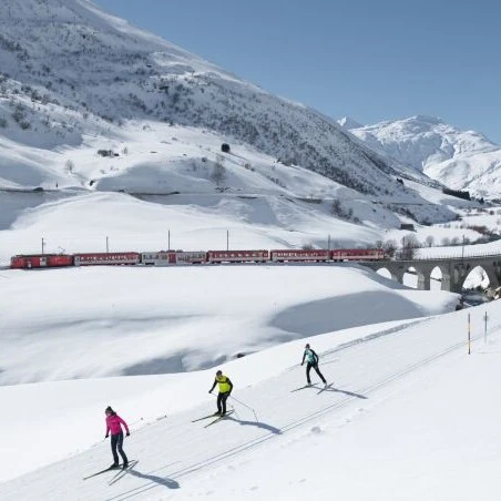 Cross-Country Skiing in Andermatt