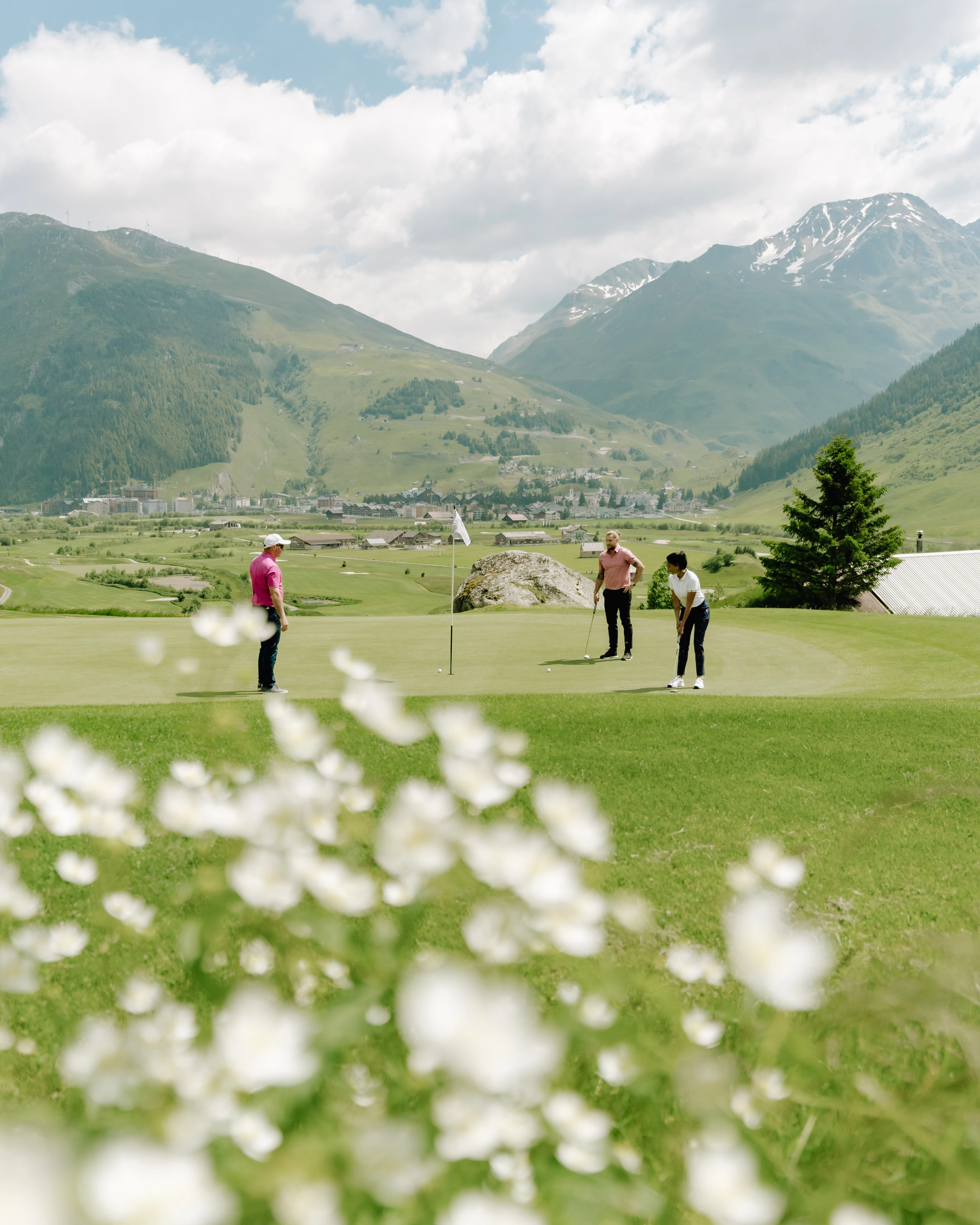 Golfing in Andermatt